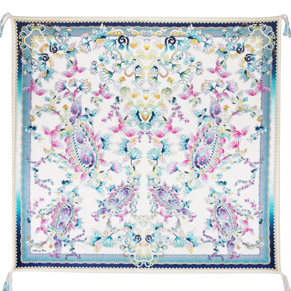 Johnny Was Anthen Silk Scarf